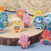 Wooden Lacing Beads Set for Kids with Animal, Fruit, Letter & Number Shapes