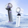 Portable LED Digital Handheld Fan with USB Rechargeable Battery