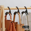 Space-Saving Closet Organizer Hooks for Bags, Hats & Scarves