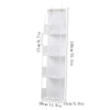 Over-the-door hanging organizer with clear compartments, designed for storage.