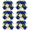 Set of 6 Silk Rose Flower Balls for Wedding & Event Decor
