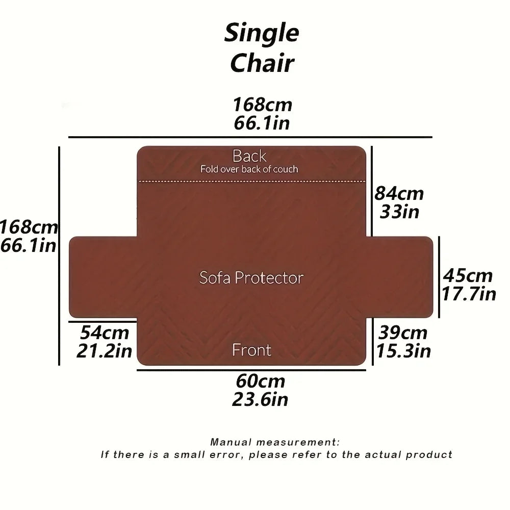 Reversible Non-Slip Sofa Cover for Pets & Everyday Protection