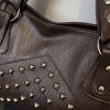 Rivet Punk Large Capacity Tote Bag with Adjustable Crossbody Strap