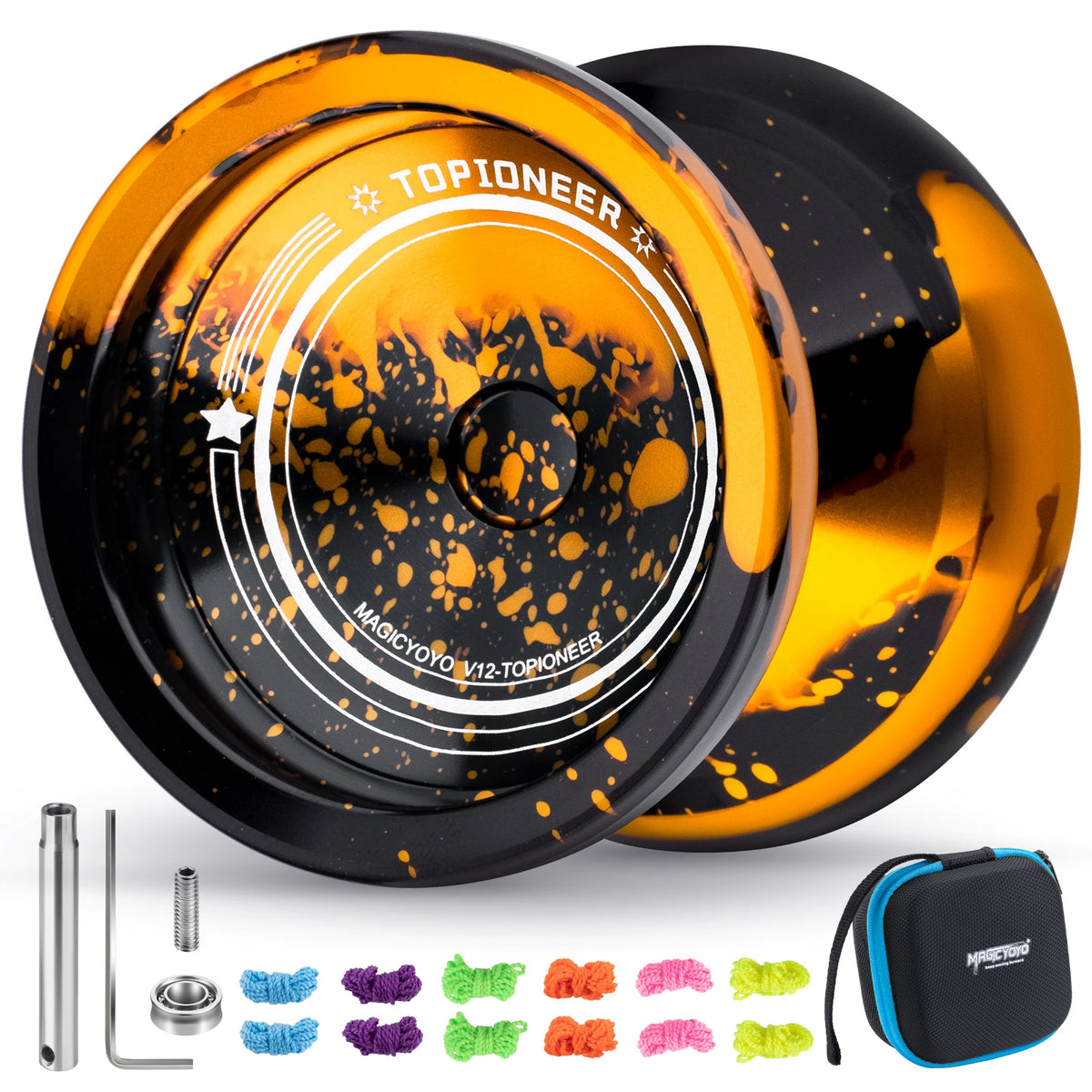 Pro Aluminum Alloy Dual-Function Yo-Yo with Finger Spin Design