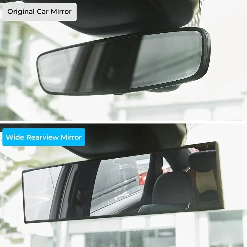 Wide Angle Convex Car Rear View Mirror with Anti-Glare Protection