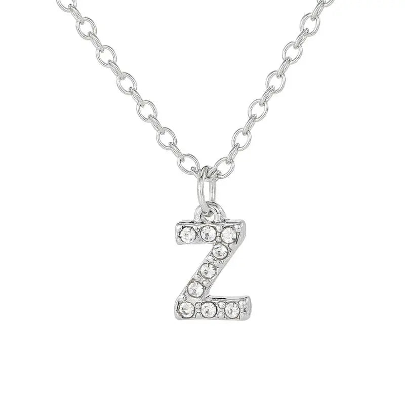 Initial Letter Pendant Necklace