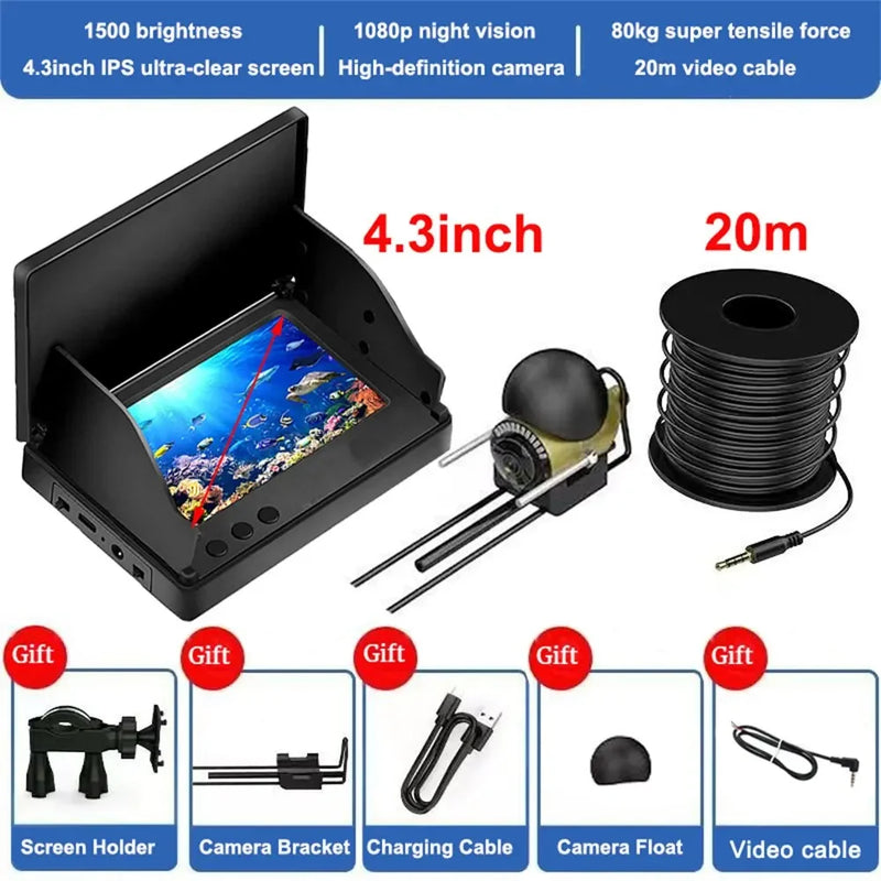 4.3" Underwater Fishing Camera with Night Vision