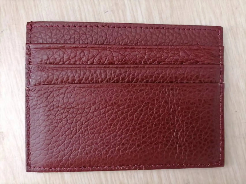 Slim Genuine Leather Card Holder