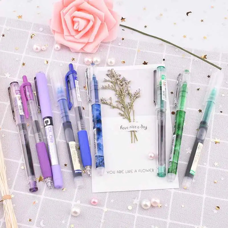 Smooth 0.5mm Gel Pens for School and Office – Set of 6