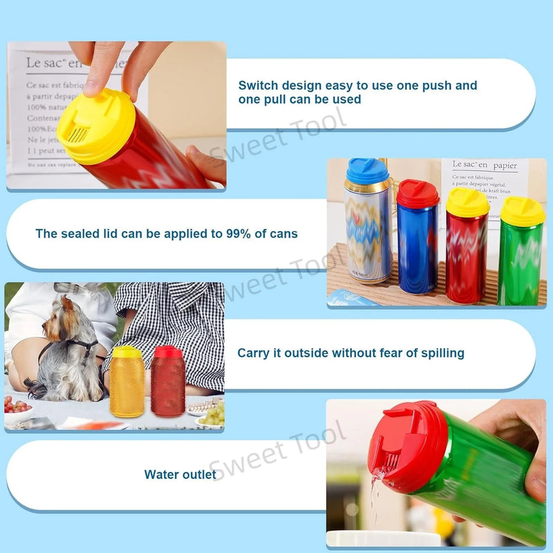 Reusable Silicone Can Covers (6-Pack)