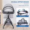 Breathable Bassinet and Travel Crib Cover with Zipper