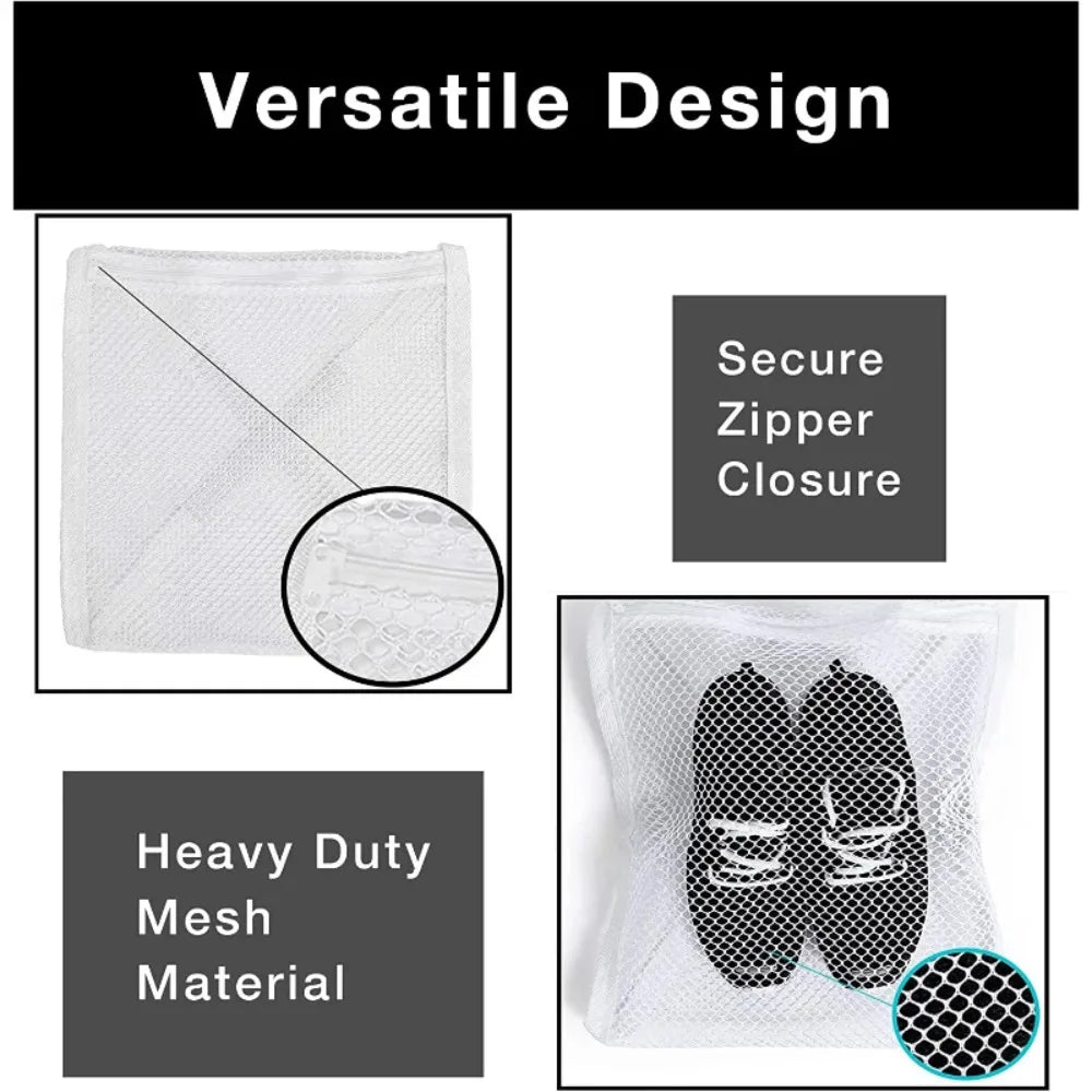 Mesh Shoe Dryer Bag with Elastic Straps