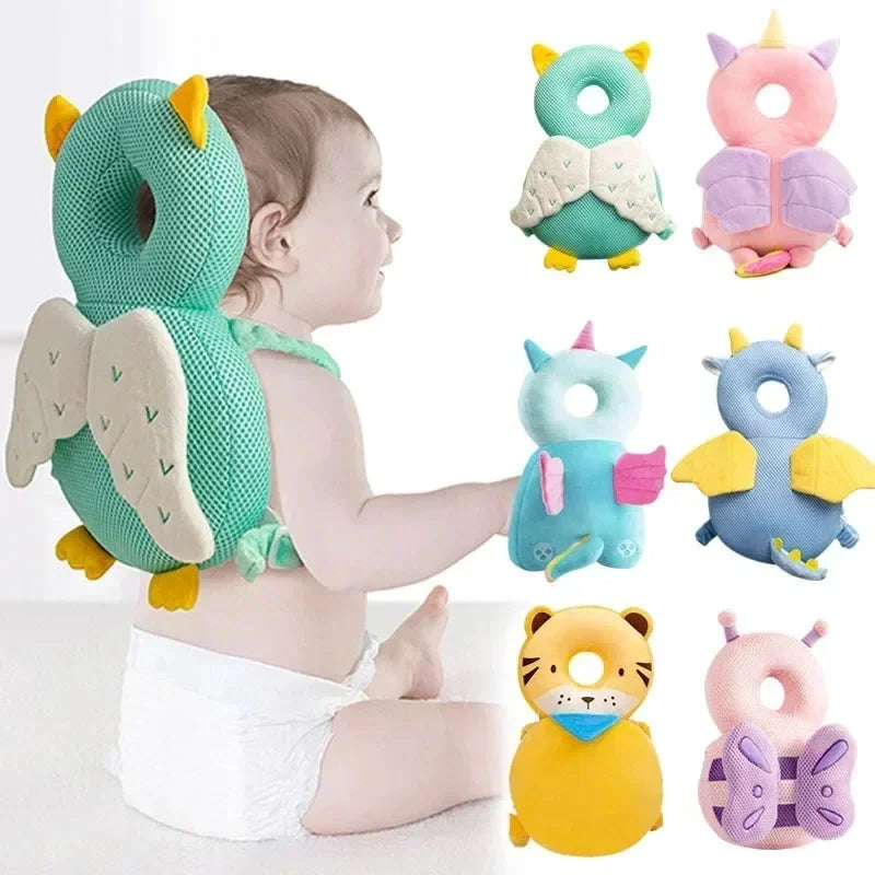 Toddler Head Protector Cushion with Cute Animal Design