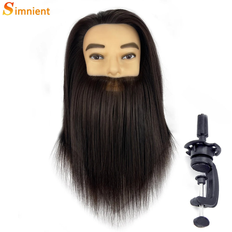 Men's Mannequin Head for Hair Styling Practice