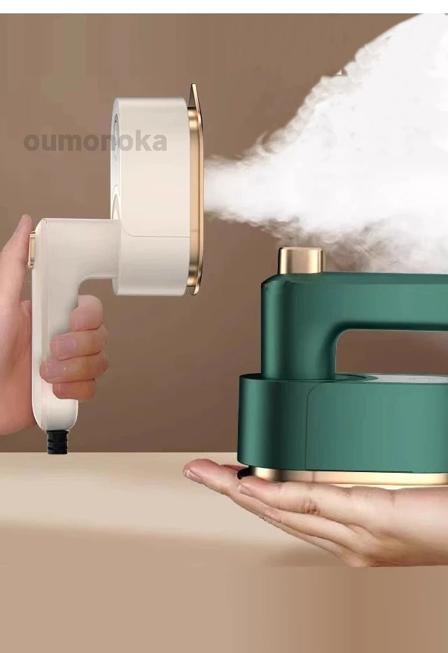 Portable Steam Iron with 180° Rotating Head for Clothes & Travel