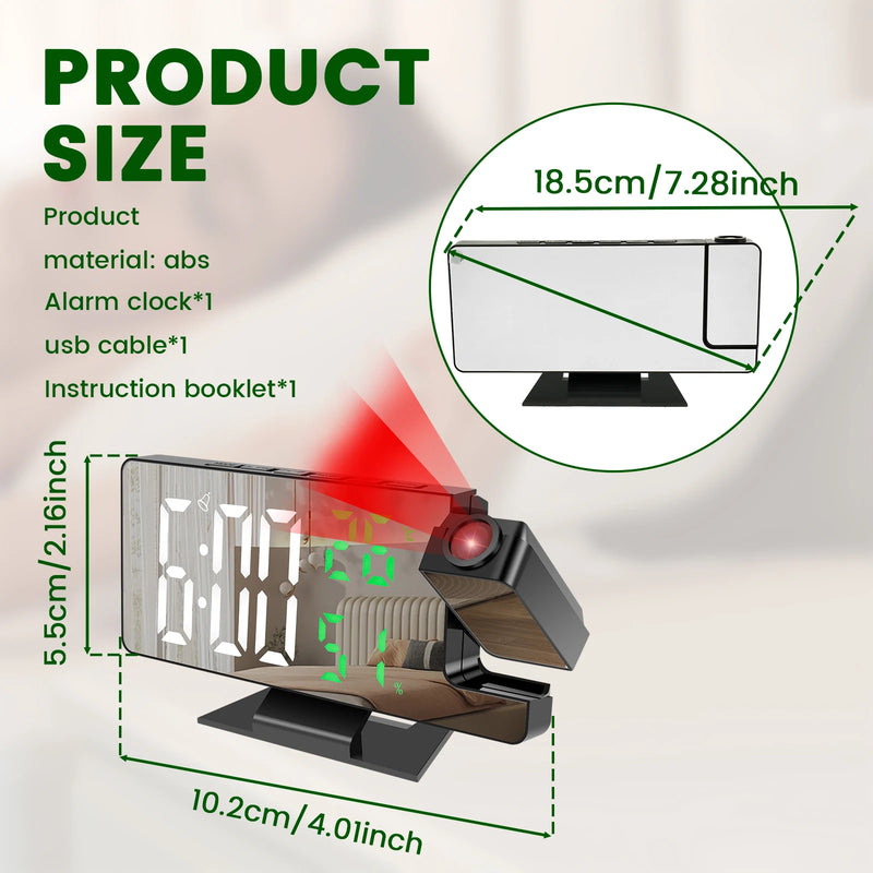 Réveil à Projection Miroir