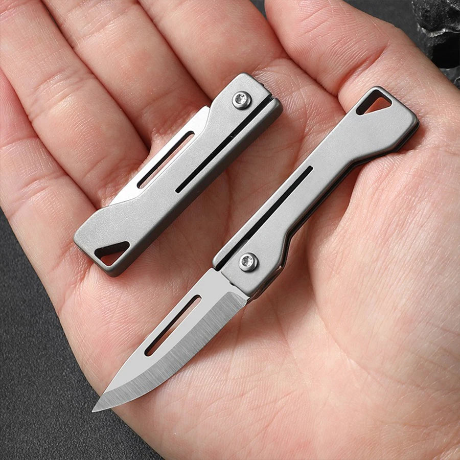 Titanium Folding Utility Knife