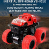 Red four-wheel-drive inertial off-road vehicle toy car