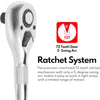 Compact 3-Piece Stubby Ratchet Wrench Set