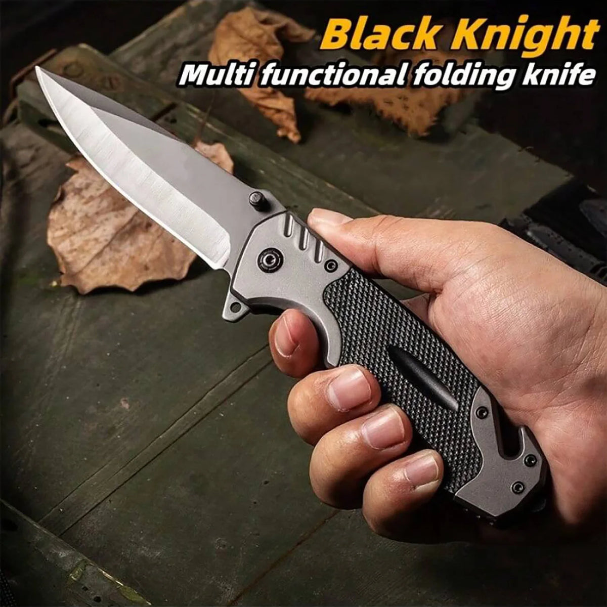 Stainless Steel Folding Pocket Knife for Outdoor Adventures