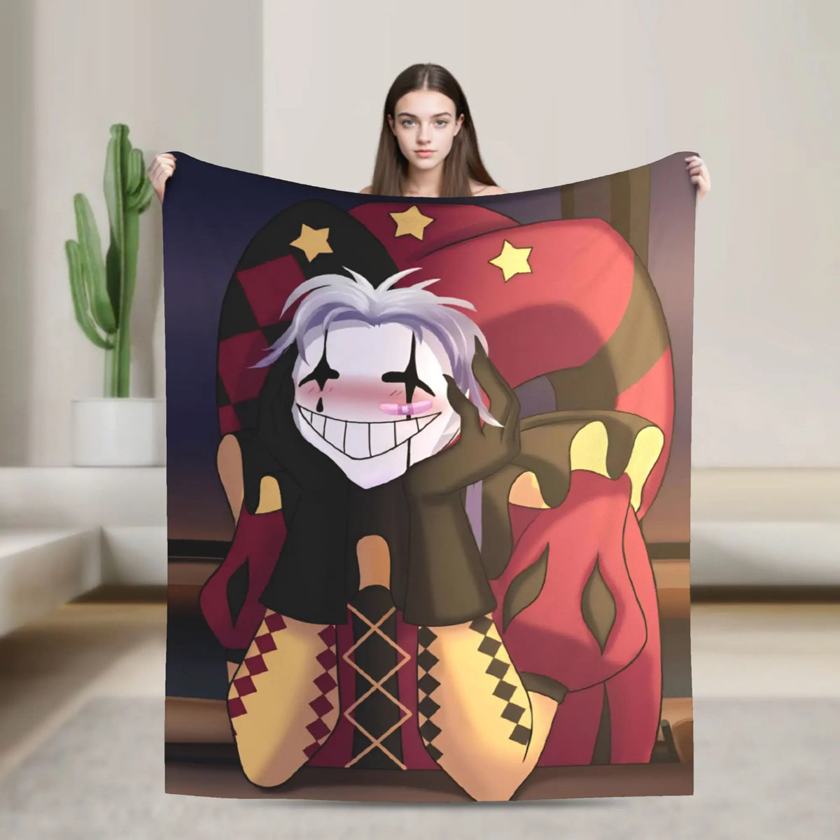 Cozy Circus Throw Blanket – Soft Fleece Plush for Year-Round Comfort