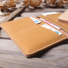 Genuine Leather Passport Holder with Card Slots