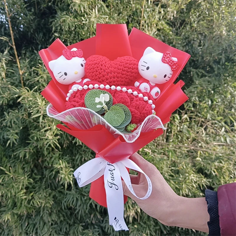 Hello Kitty Plush Rose Bouquet
