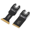 Titanium Coated Oscillating Multitool Saw Blades (2-Pack)