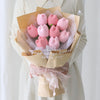 Handmade Crochet Carnation Flower Bouquet