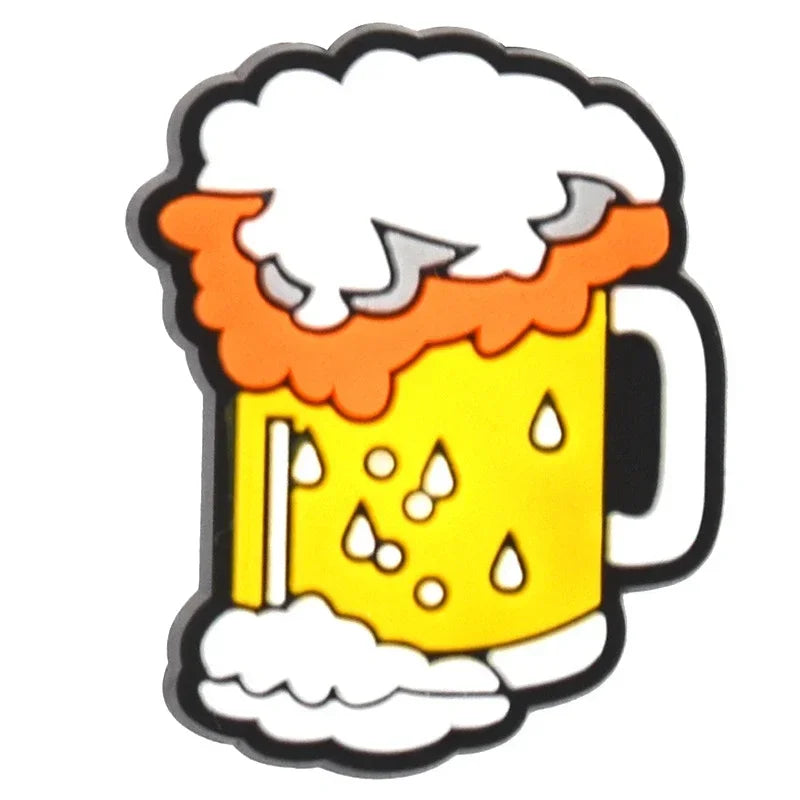 Beer Mug Shoe Charms for Crocs