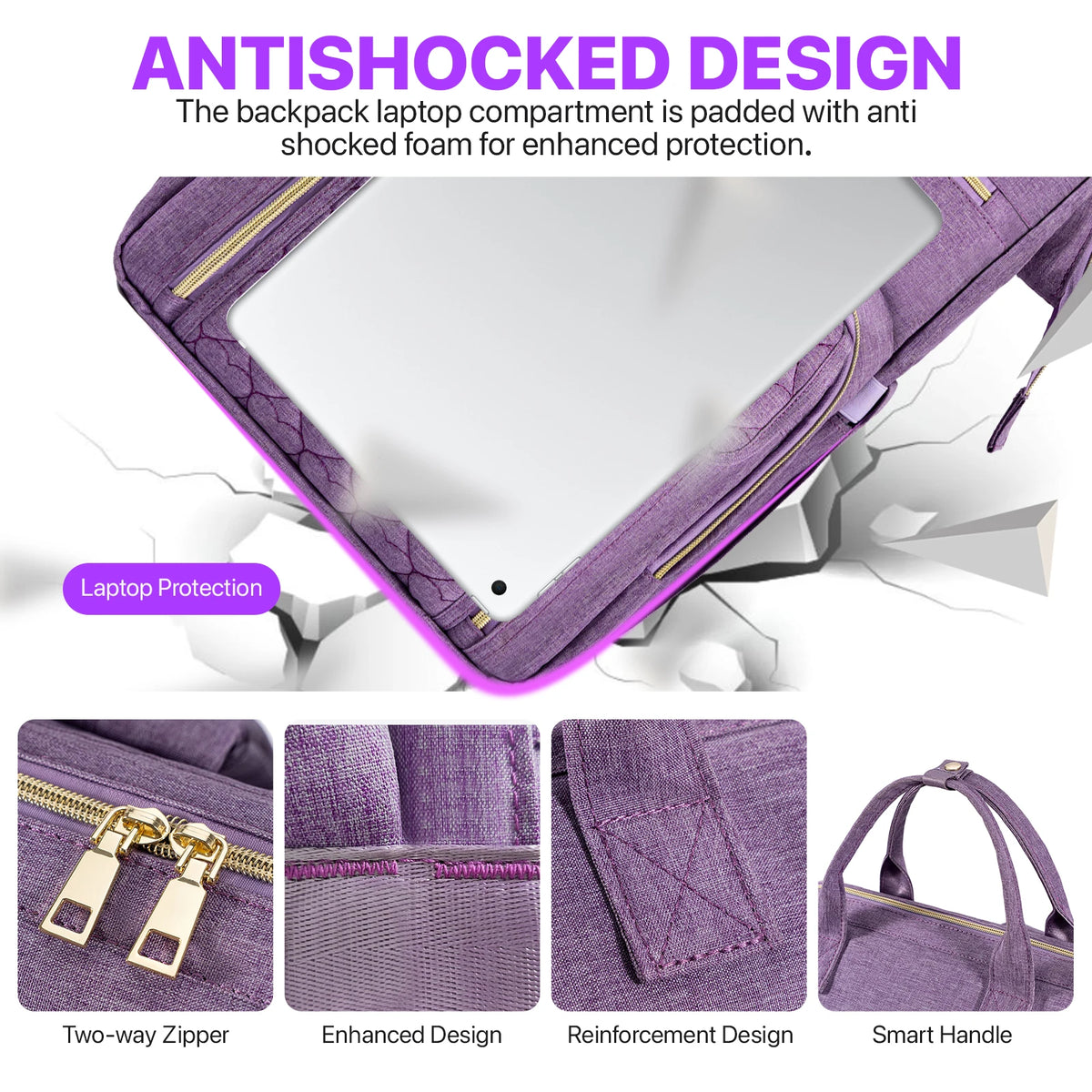 Insulated Lunch Cooler Backpack with Water-Resistant Design
