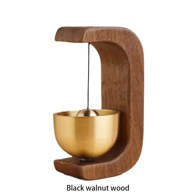 Walnut Wood Magnetic Door Chime