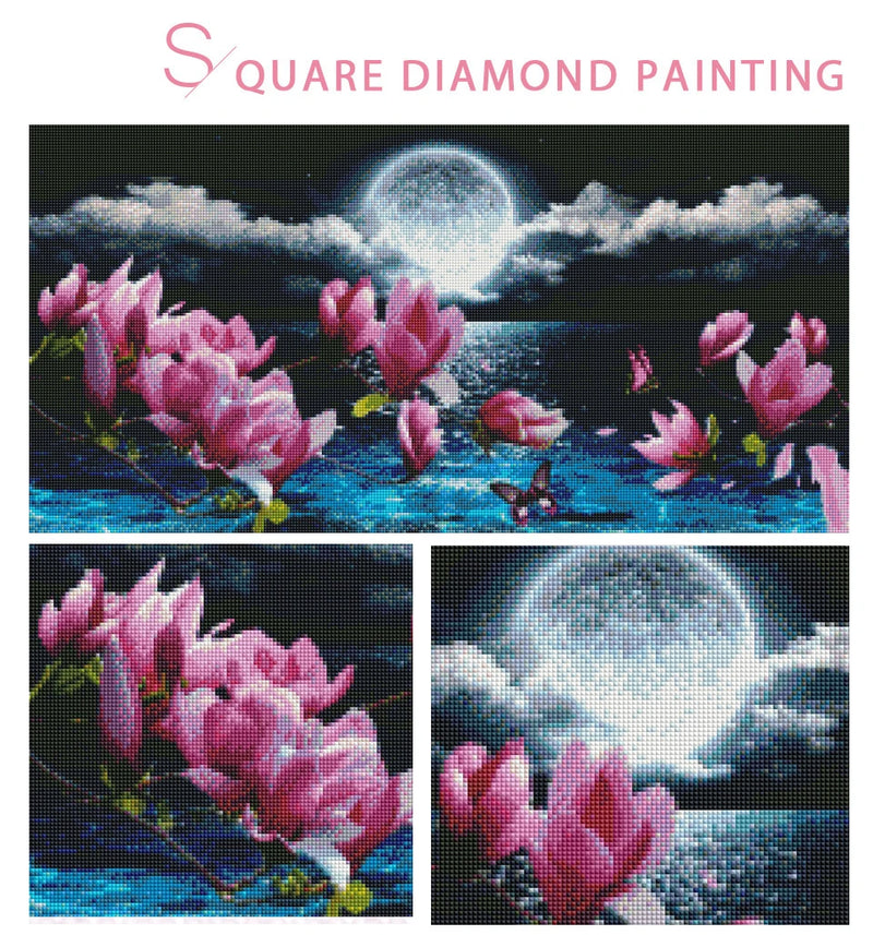Vintage Vase & Flowers Diamond Painting Kit