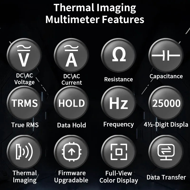 2-in-1 Thermal Imager and Multimeter for Electrical Diagnostics