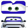 Foldable Car Windshield Sunshade with Cute Cartoon Eyes