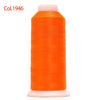 80-Color Polyester Embroidery Thread Set with Large 4000m Spools