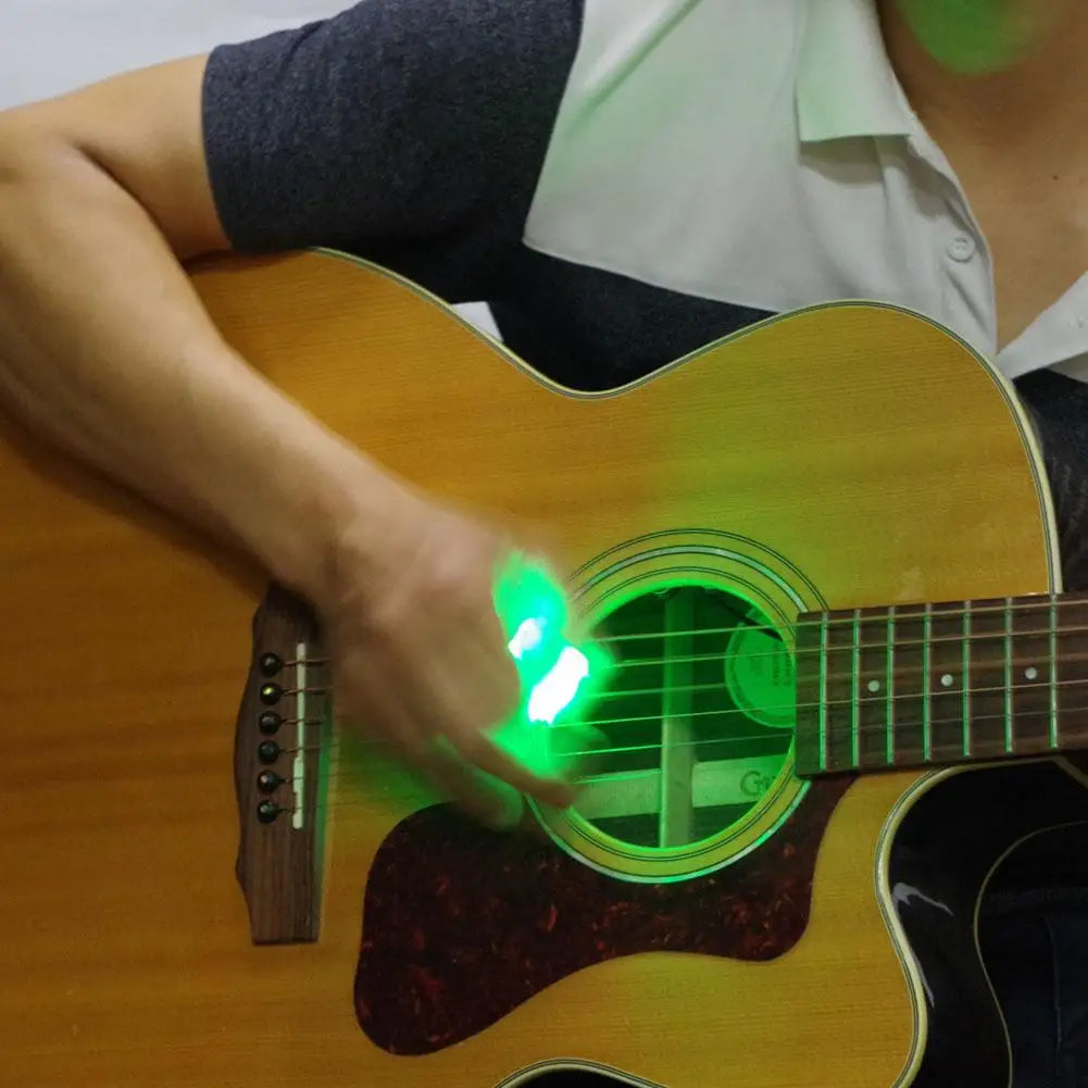 LED Glowing Guitar Picks for Electric, Acoustic, Bass, and Mandolin