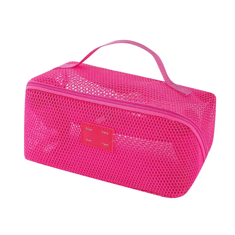 Compact Travel Cosmetic Organizer Bag