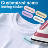 Washable Iron-On Name Labels for Kids' Clothing