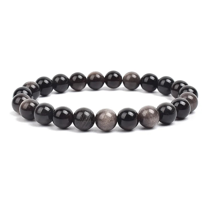 Armband aus Natursteinperlen
