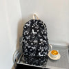 Butterfly Print Canvas Backpack for Women
