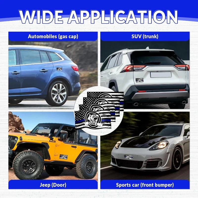 A collage showing various vehicles like a blue SUV, a white SUV, a yellow Jeep, and a sports car with a front bumper.