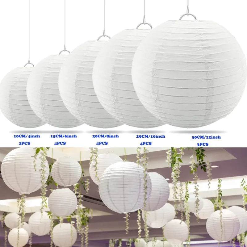 Round Paper Lantern for Festive Decor