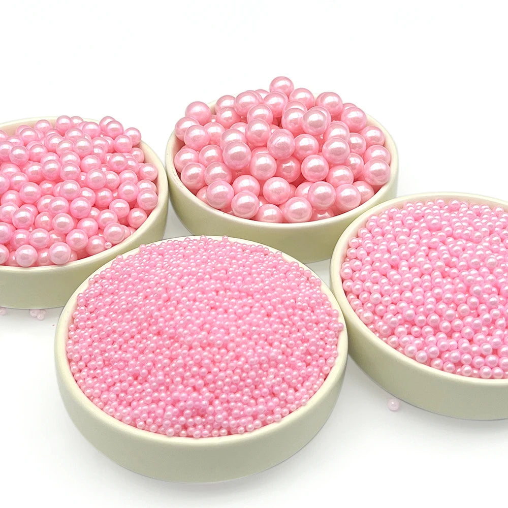 Pearl White Cake Decorative Balls for Baking & Desserts