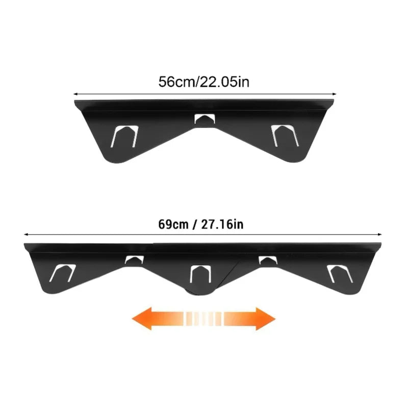 Retractable Stainless Steel Stove Gap Cover