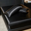Luxury Satin Fitted Sheet Set with Pillowcases