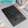 Ultra-Absorbent Diatomite Bath Mat with Non-Slip Rubber Base