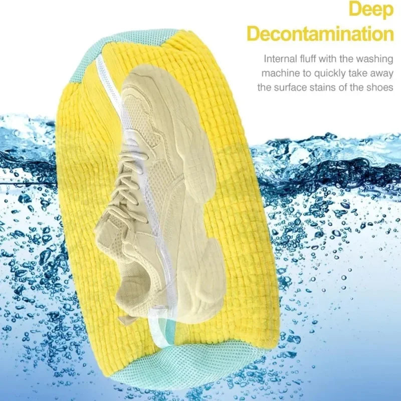 Shoe Laundry Bag with Soft Inner Lining for Sneakers