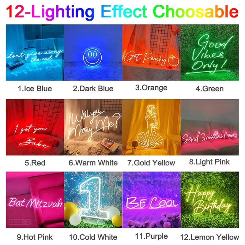 Individuelles LED-Neonlicht