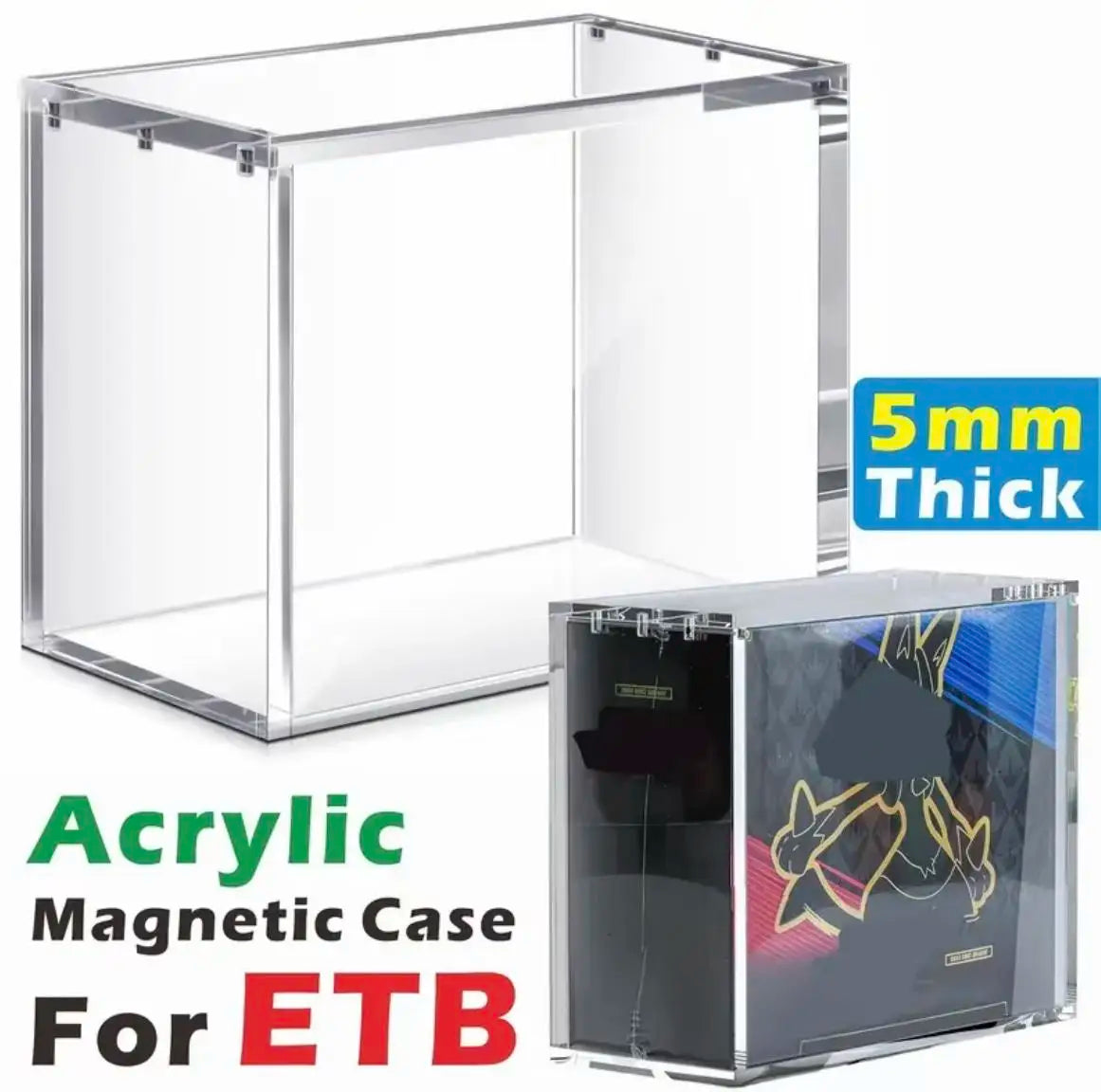 Clear Acrylic Display Case with Magnetic Lid